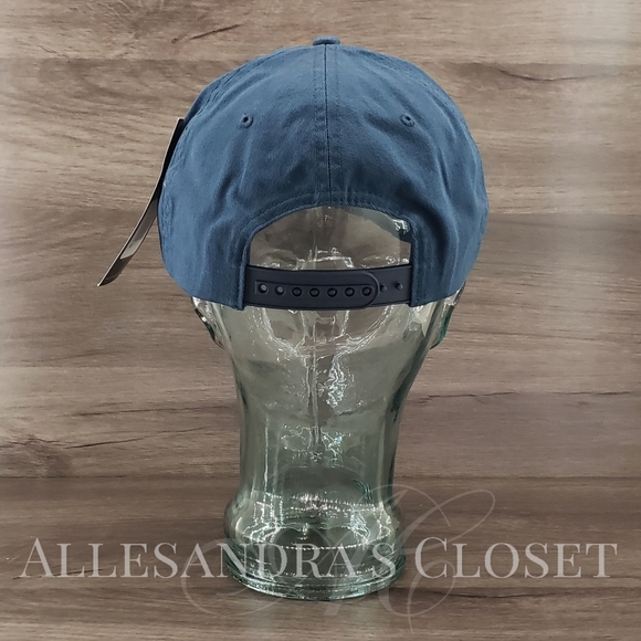 BUNDLE - 2 New Balance Hats Caps Snapback 6 Panel V990 Block N - Navy & Burgundy - Picture 12 of 13